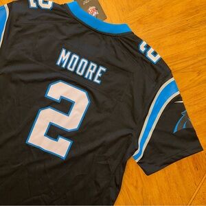 Carolina Panthers #2 DJ Moore Nike Football Jersey Youth Size XL Black New